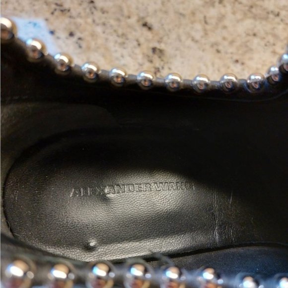 Alexander Wang Kori Studded Booties Leather Black - Picture 7 of 8